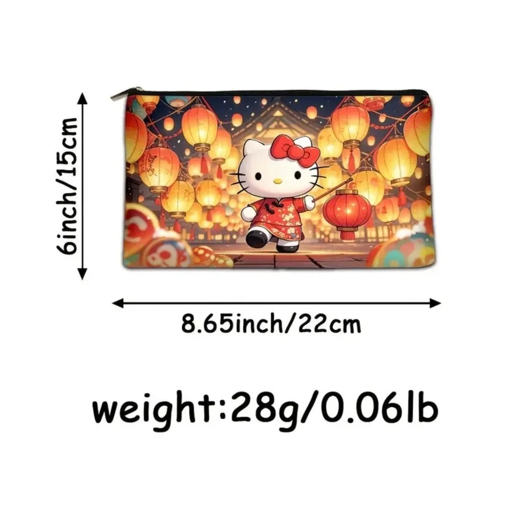 Hello Kitty Japanese Style Lanterns Cute‎ Cosmetic Bag - New